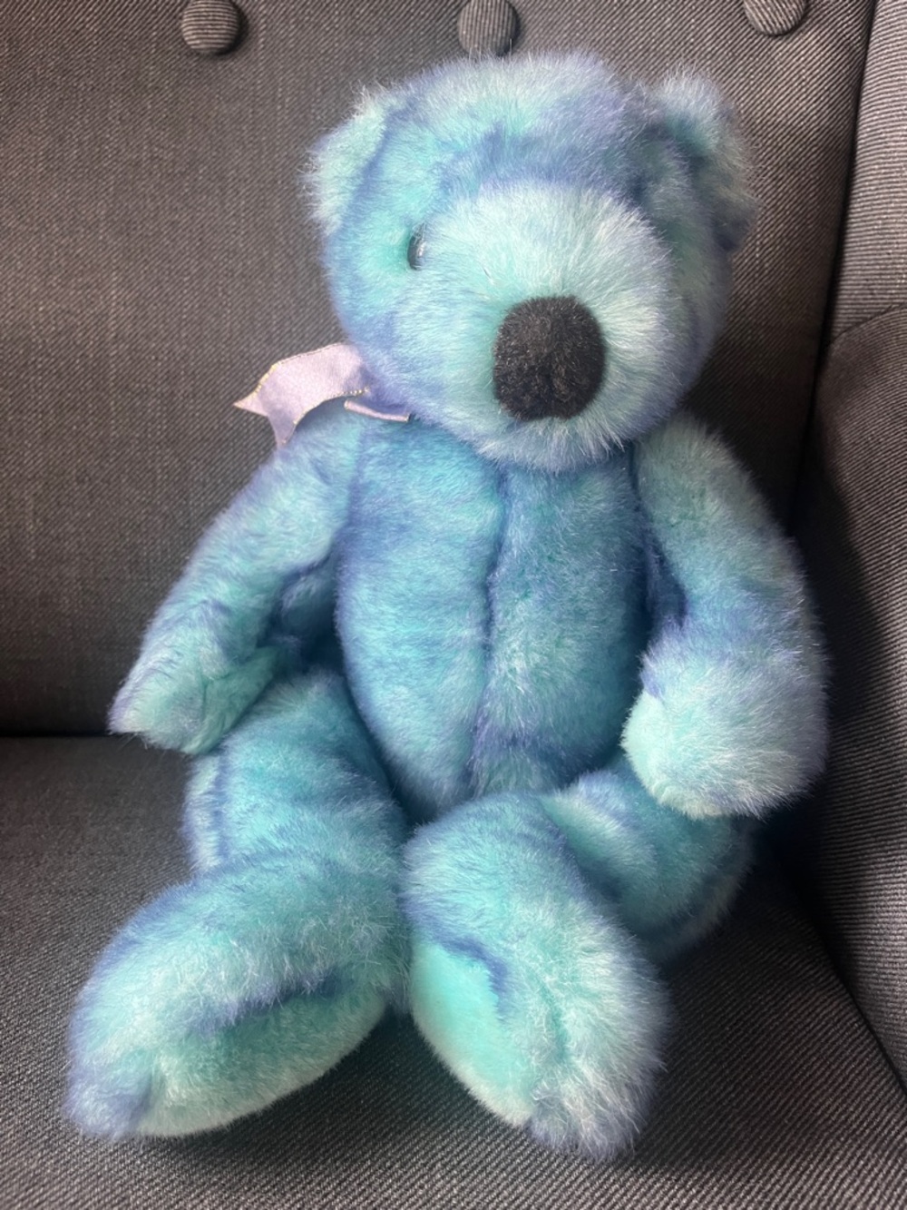 Retired Bluebeary Plush Teddy Bear TY Classic 1999 Release